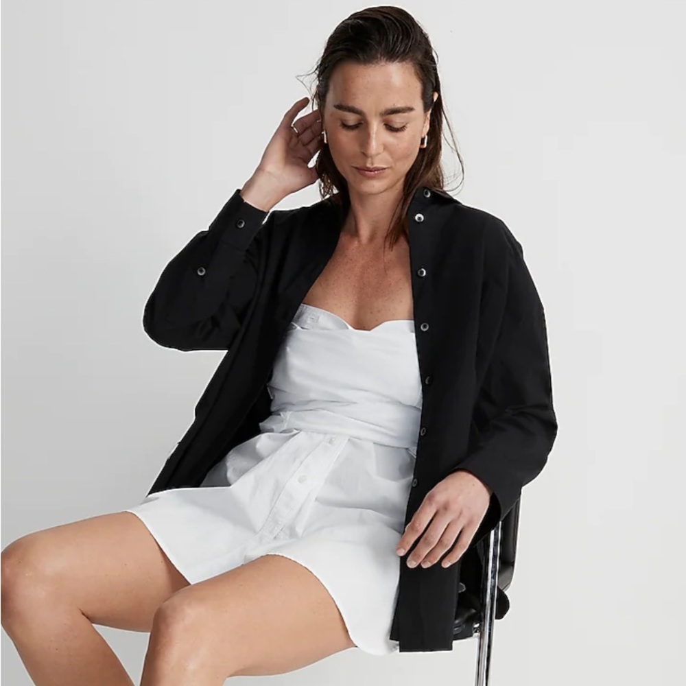 Madewell Signature Poplin Oversized Shirt